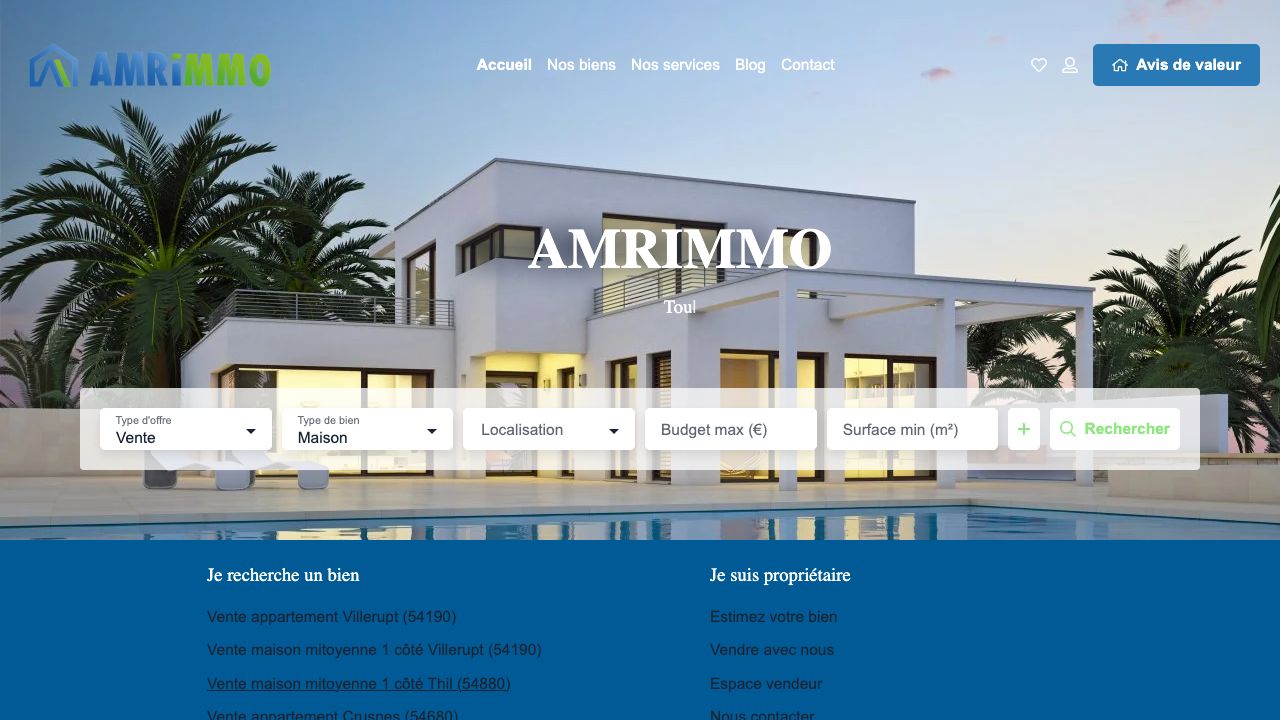 Aperçu du projet : AMRIMMO