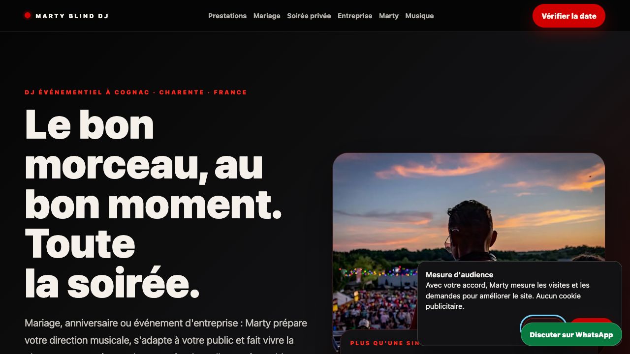 Aperçu du projet : Martin Chasseret · Marty Blind